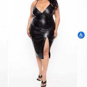 Curvysense faux leather dress size 4x